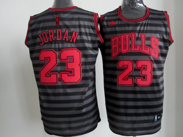  NBA Chicago Bulls 23 Michael Jordan Groove Fashion Swingman Jersey